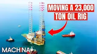 Offloading A 23,000-Tonne Oil Rig After a 5,700km Voyage | Mega Shippers | S3 EP8