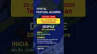 &iexcl;El #Festival Alegr&iacute;a #Contigo llega a #Tequisquiapan! 🎄