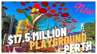THE BIGGEST PLAYGROUND IN PERTH｜Brand New Wellington Square Playground｜WA｜西澳最大城市公園｜4K｜中文字幕｜ENG Sub🌳🎠