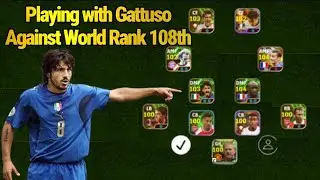 Fortress Gattuso VS World Rank 108th 💀 | Gennaro Gattuso Review | eFootball 2025 Mobile