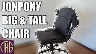 Will It Collapse?? -- JONPONY Big And Tall Office Chair Unboxing And Setup!!