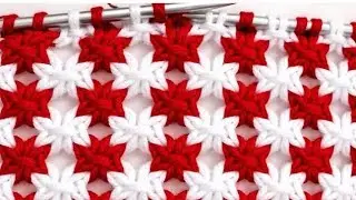 बहुत आसान दो रंग की बुनाई का डिज़ाइन | Easy Two Color Knitting Design for Baby Sweater