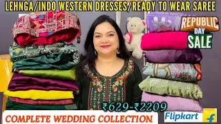 💕Lehnga✨indo western dresses✨ready to wear saree💕everything you need for wedding function✨party wear