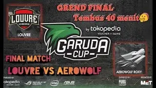 Garuda CUP 2018,Grand Final Mobile Legends - LOUVRE VS AERO WOLF final match