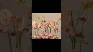 Простые идеи для центральных композиций из скульптурных цветов #сделайсам #декор #интерьер