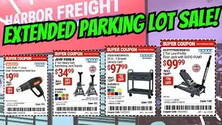 Harbor Freight January EXTENDED Parking Lot Sale!!