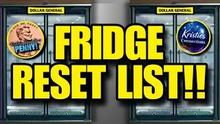 🤩PENNY REFRIGERATOR RESET LIST! DOLLAR GENERAL PENNY SHOPPING!