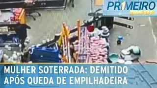 Funcionário contesta demissão após queda que soterrou mulher em mercado |Primeiro Impacto (25/03/25)