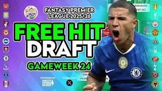 FPL GW24 FREE HIT DRAFT 🚨 Your Free Hit Blueprint | Fantasy Premier League Tips 2025/26