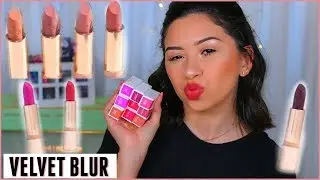 NEW COLOURPOP VELVET BLUR LUX LIPSTICK SWATCHES