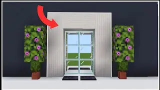 How to Make an EASIEST Automatic Door in Minecraft (Java & Bedrock)