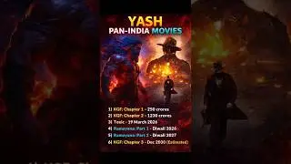 YASH: Pan-India Next Box Office King👑 #shortvideo #shorts