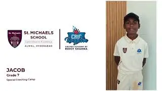Cricket Dreams Take Flight: St. Michaels Students Train with Coach Dav Whatmore 🏏✨