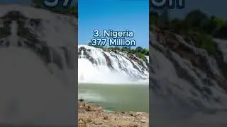 Top 5 of the world's most POPULATED countries in 2050! #geography #shorts #viral #country