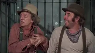The Apple Dumpling gang robbery shootout scene