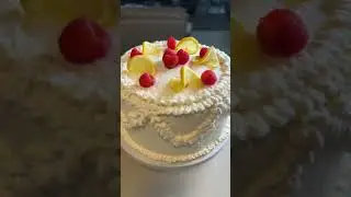 Lemon Raspberry Cake #shorts