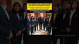 Rohit Sharma&rsquo;s Heart-Winning Moment with India&rsquo;s Blind Women Cricketers ❤️🏏💖#RohitSharma