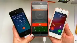 IPhone 4S & HTC Desire 620g & IPhone 5S / Incoming & outgoing calls & various ringtones