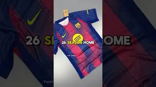 Barcelona&rsquo;s 2025/26 Season Home Kit🔥💙❤️ #barcelona #shorts #youtubeshorts