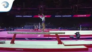 Nina FERRAZZINI (SUI) - 2018 Artistic Gymnastics Europeans, junior qualification beam