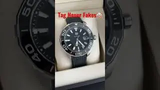 Fake Tag Heuer watches. Scary close. #Fightagainstfakes #tagheuerwatch #formula1 #aquaracer