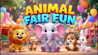 Animal Fair Fun 🐶🦁 | Kids Fun Story | Animals Carnival Adventure | Learning with Fun