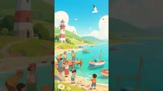 A Beautiful Day by the Sea, Family, Shells & Seaside Joy 🍃🌊☀ #nature #village #countryside