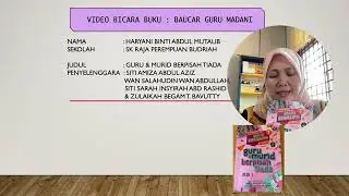 Video Bicara Buku GPM : Baucar Buku Guru MADANI SK Raja P Budriah HARYANI BT ABDUL MUTALIB KPM Guru