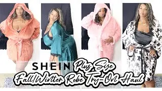 🍂❄️SHEIN Plus Size Fall/Winter Robe Try On Haul | Neisha Love🍂❄️