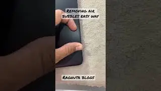How to remove air bubbles from screen gaurd!🔥👌#shorts