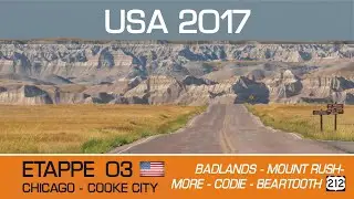 USA Roadtrip 2017, Etappe 3/6: Chicago - Yellowstone, 14-18.08.2017