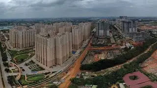 KIADB AEROSPACE PARK -DRONE VIEW BRIGADE ELDORADO - PRESTIGE FINSBURY - GODREJ ANANDA