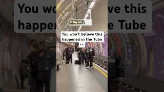 He started filming a music video in the Tube&hellip; what happened next 👀 #hollywoodhogan #london