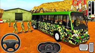Off-Road Us Army Bus Driving Simulator Game | Android GamePlay