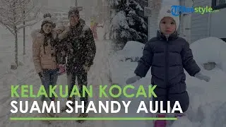 Kocak! Begini Cara Suami Shandy Aulia Akali Kaos Tangan Claire yang Copot-copot