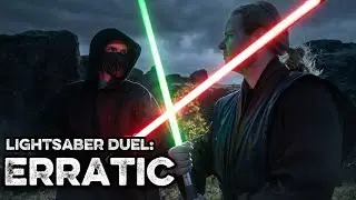 Chaotic lightsaber fight / Mikki Vs Stoney