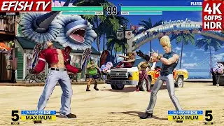 Orochi Yashiro vs Benimaru Nikaido (Hardest AI) - KOF XV