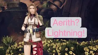 [FF7R]Aerith FFXIII Lightning cosplay