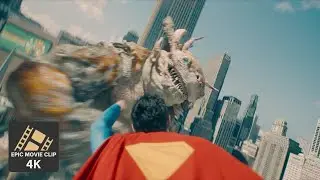 Superman vs Giant Kaiju Monster | Superman (2025) [4K]