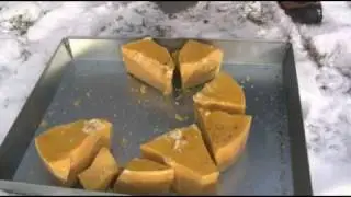 Wachsblock zerkleinern