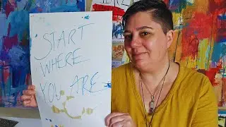 Starting Mixed Media Works On Paper (Sharing My Art Process & Philosophy)