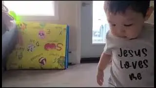 TRYING TIM'S ROLL UP - GROSS MOTOR SKILLS ACTIVITY FOR THE LITTLE GUY.