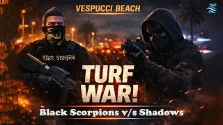 Turf War Tonight? Vespucci Beach Black Scorpions vs Shadows | SAMATVA RP LIVE | #BlackScorpions #srp