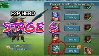 Barbarian Limited Challenge Stage 6 | Lords Mobile