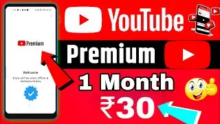 Get YouTube Premium 1 Month Subscription in 30 Rupees Only | YouTube Premium Membership Rs-30 Only😱