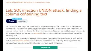 Web Security Academy | SQLi | 4 - Find Column Containing Text