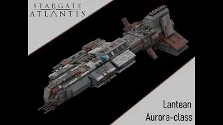 LEGO Lantean Aurora class ship MOC