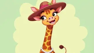 La jirafa se disfraza🦒🎶