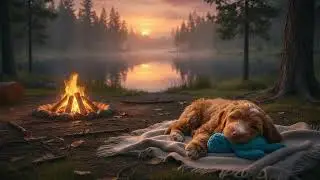 Outdoor Campfire Crackle & Nature Ambience | 12 Hours of Calm Sound