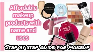  Step by step Makeup with products for beginners, farewell,office wear #makeup #beginners #farewell 